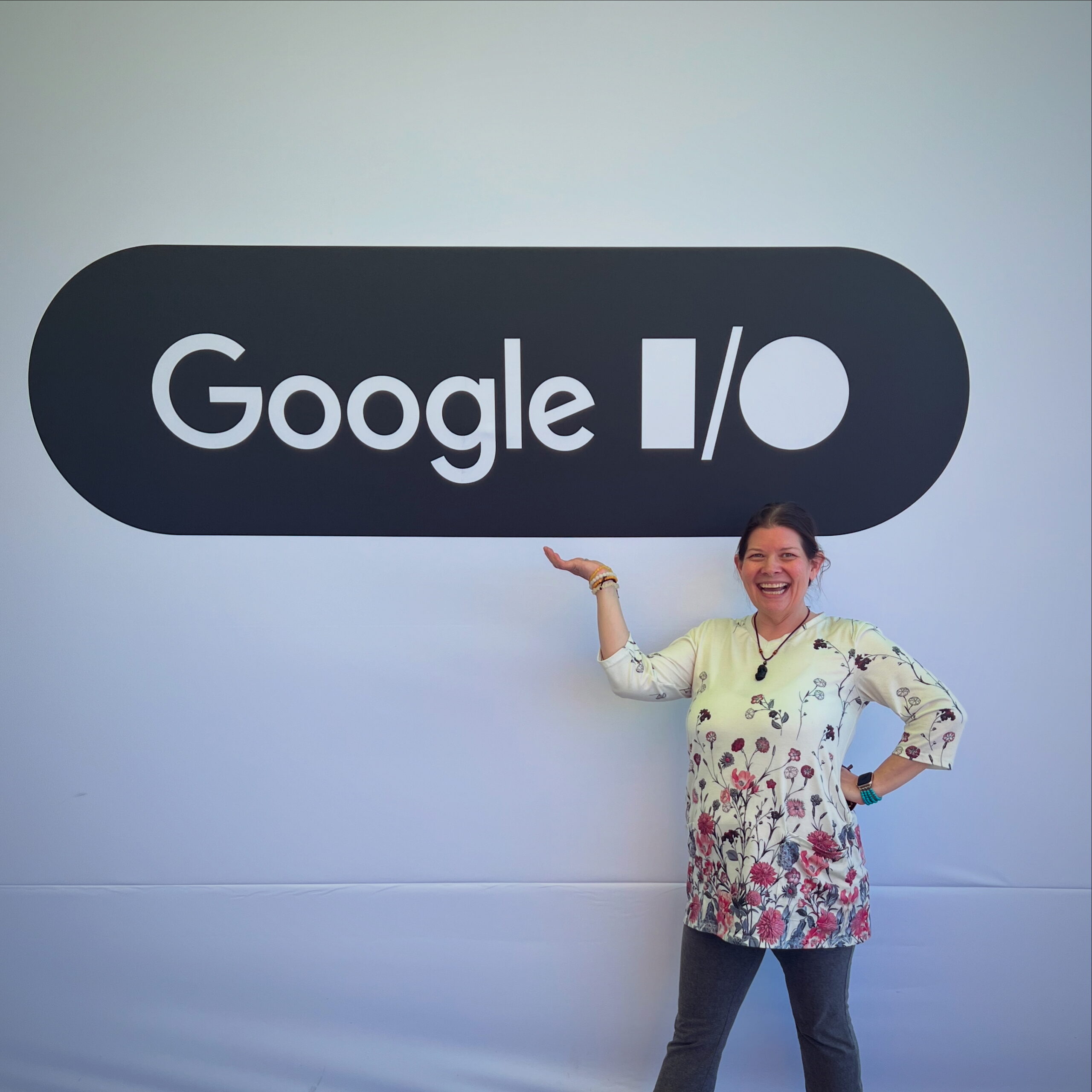 Laura Beatty, SEO Expert, at Google I/O 2025