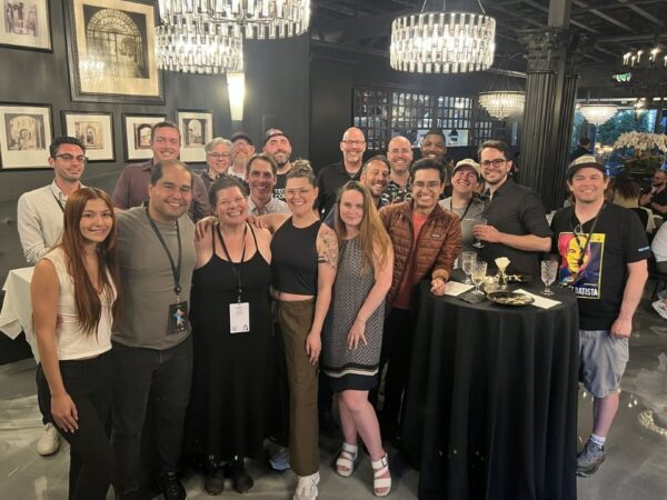 SEO community group photo at Previsible Tech SEO Connect Salon Dinner, Google I/O 2026.